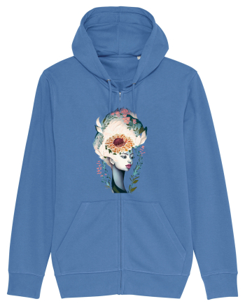 Flower Goddess Bright Blue