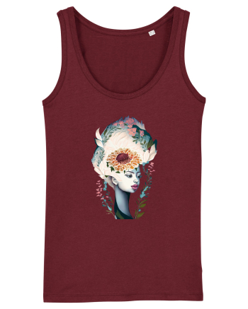 Flower Goddess Burgundy