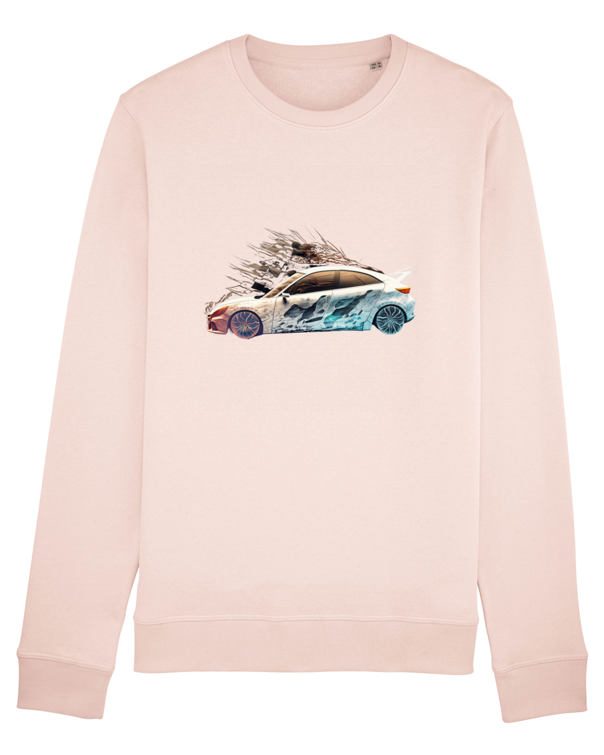 Bluză mânecă lungă Unisex Rise Candy Pink