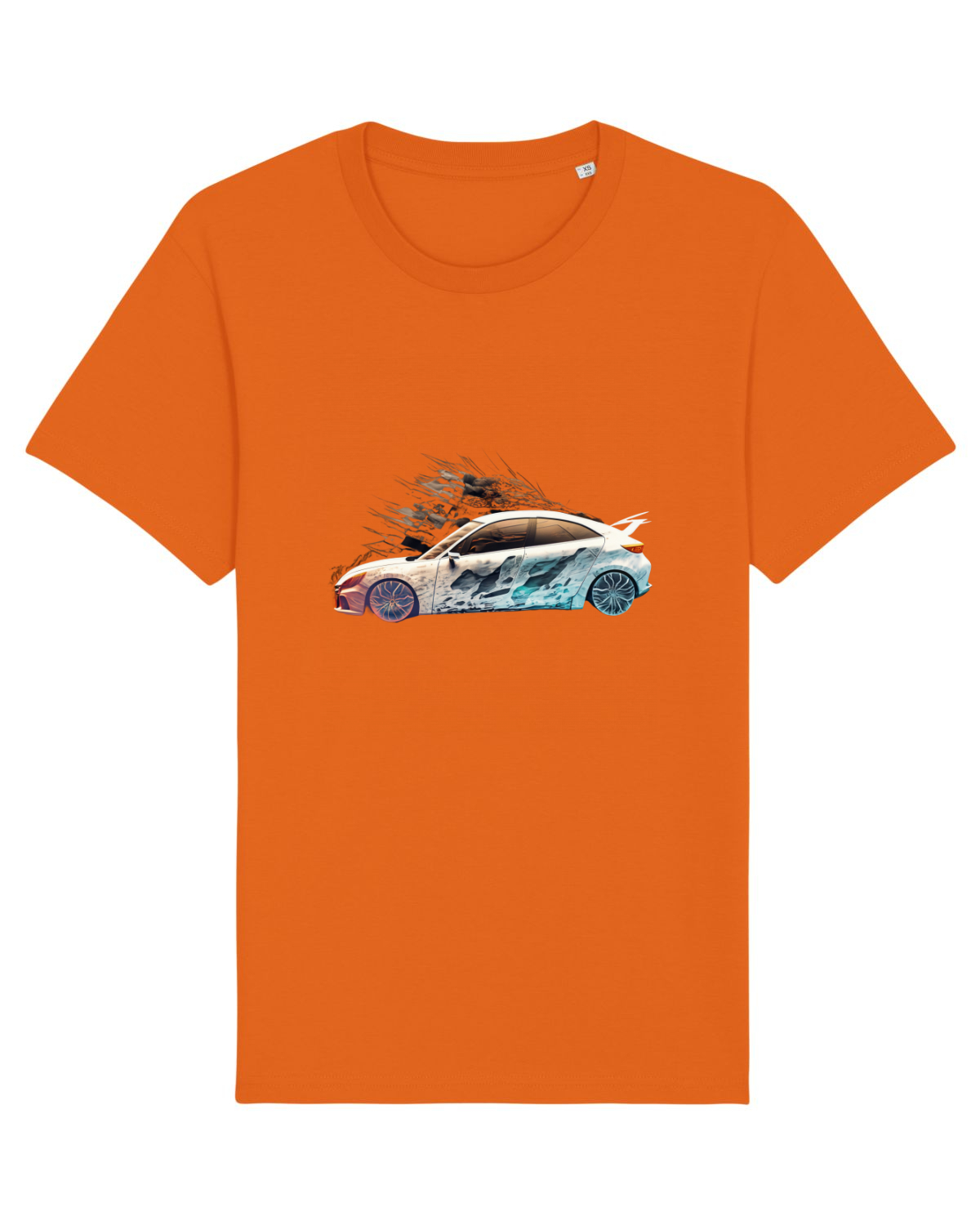 Tricou mânecă scurtă Unisex Rocker Bright Orange