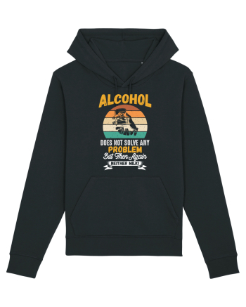 pt iubitorii de bere - Alcohol does not solve any problems Black