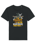 pt iubitorii de bere - Beer is better when drank together Tricou mânecă scurtă Unisex Rocker