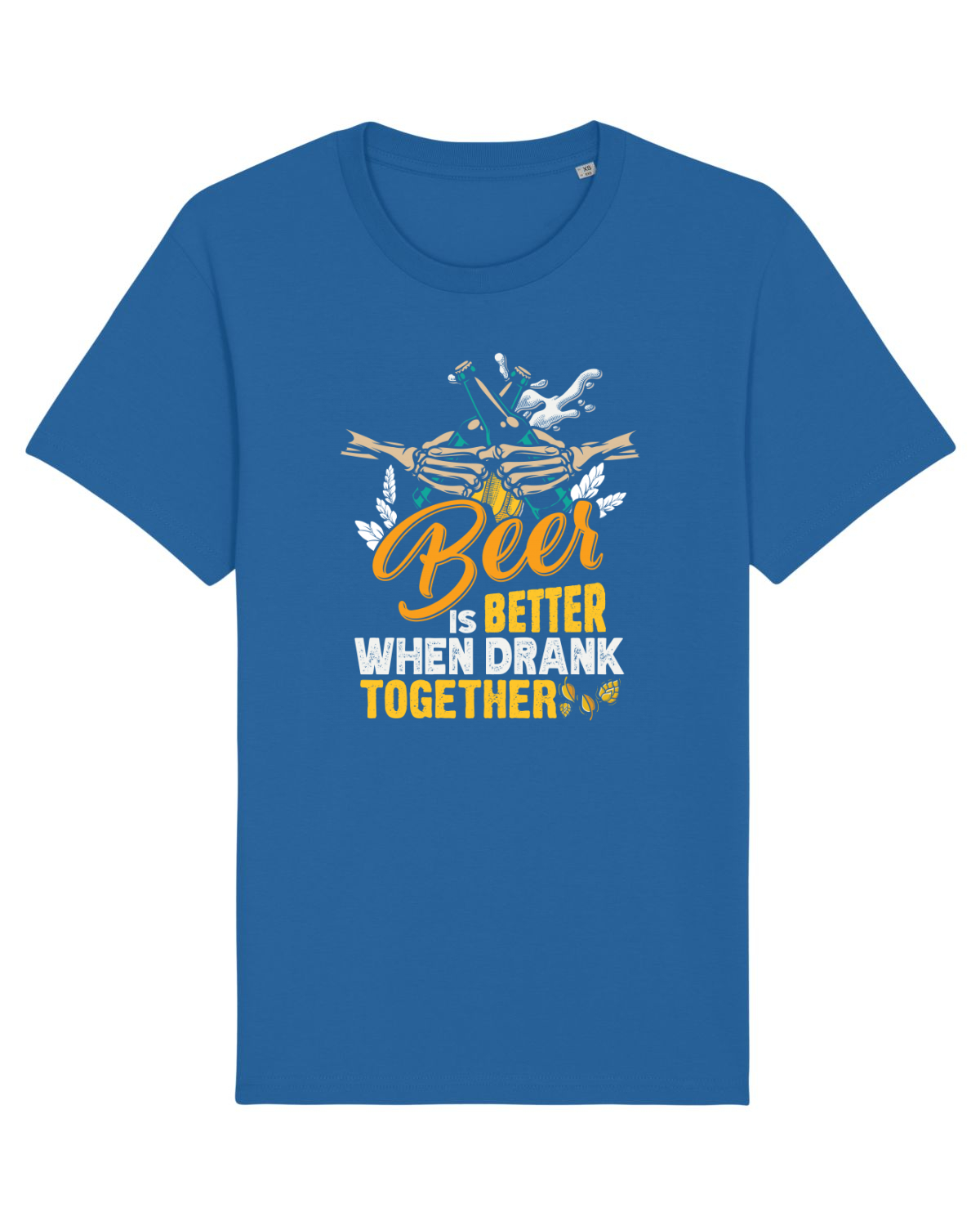 Tricou mânecă scurtă Unisex Rocker Royal Blue