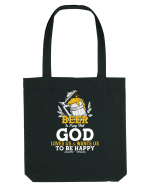 pt iubitorii de bere - Beer is proof that god loves us Sacoșă textilă