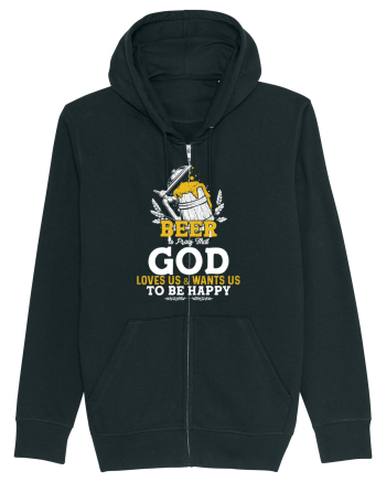 pt iubitorii de bere - Beer is proof that god loves us Black