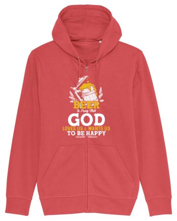 pt iubitorii de bere - Beer is proof that god loves us Carmine Red