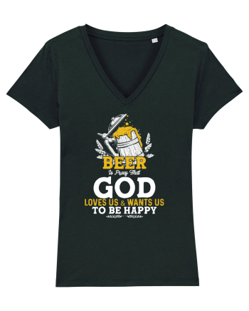 pt iubitorii de bere - Beer is proof that god loves us Black
