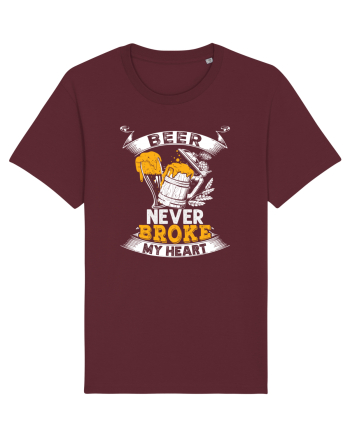 pt iubitorii de bere - Beer never broke my heart Burgundy