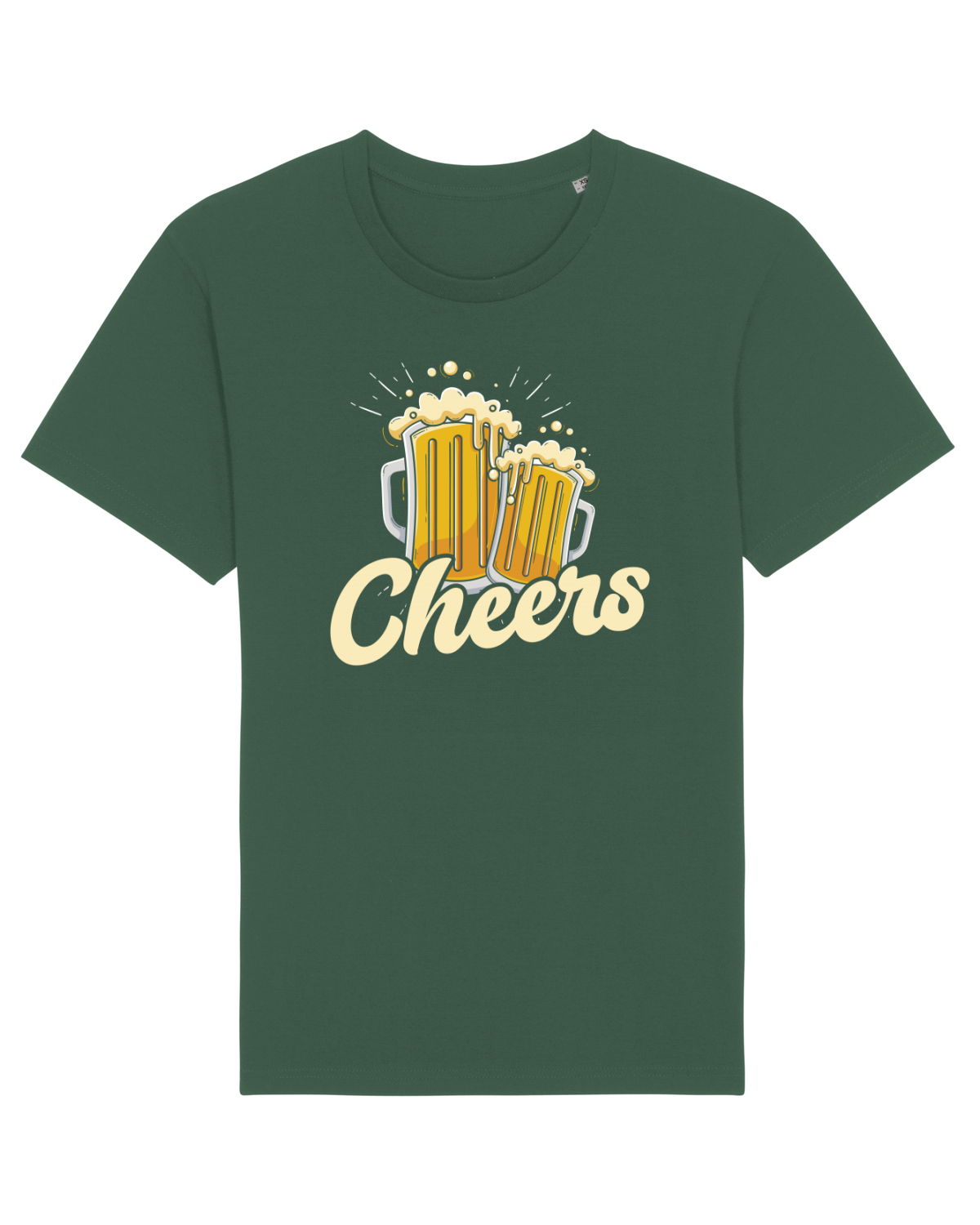 Tricou mânecă scurtă Unisex Rocker Bottle Green