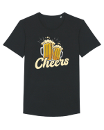 pt iubitorii de bere - Cheers Tricou mânecă scurtă guler larg Bărbat Skater