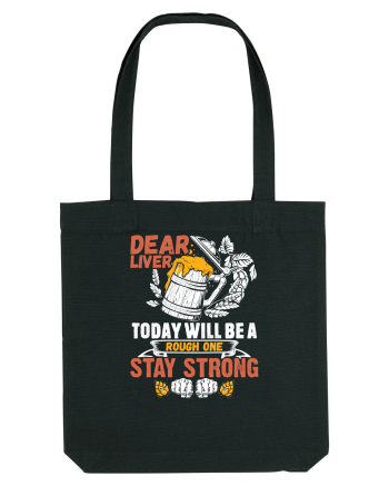 pt iubitorii de bere - Dear liver stay strong Black