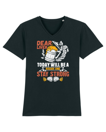 pt iubitorii de bere - Dear liver stay strong Black