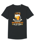 pt iubitorii de bere - I got 99 problems and beer solves all of them Tricou mânecă scurtă guler larg Bărbat Skater