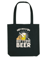 pt iubitorii de bere - I like science but I love beer Sacoșă textilă