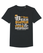 pt iubitorii de bere - I make beer disappear Tricou mânecă scurtă guler larg Bărbat Skater