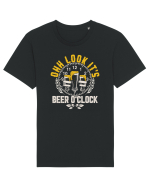 pt iubitorii de bere - It is beer o clock Tricou mânecă scurtă Unisex Rocker