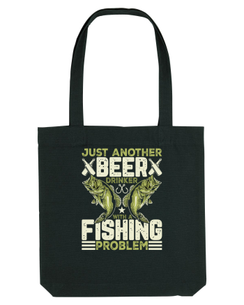 pt iubitorii de bere - Just another beer drinker with a fishing problem Black