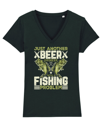 pt iubitorii de bere - Just another beer drinker with a fishing problem Black