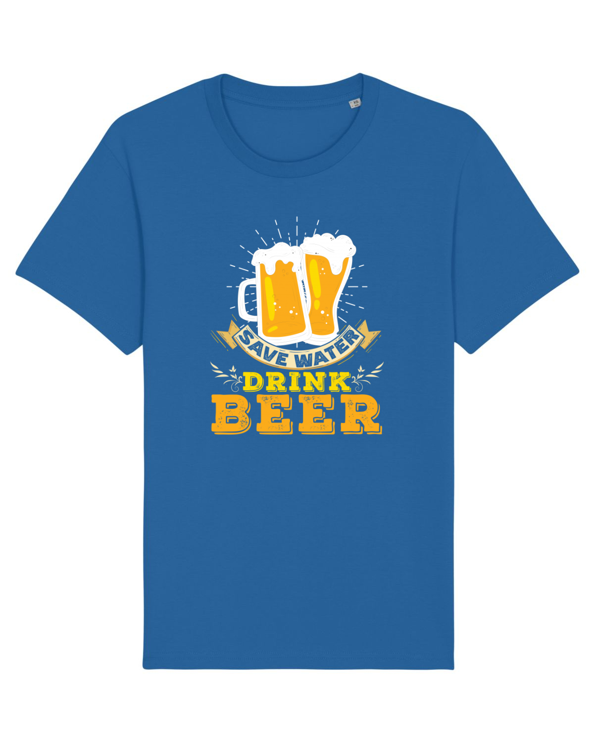 Tricou mânecă scurtă Unisex Rocker Royal Blue