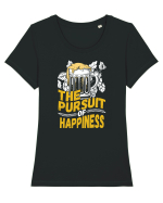 pt iubitorii de bere - The pursuit of happiness Tricou mânecă scurtă guler larg fitted Damă Expresser