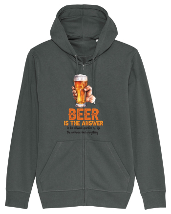 pt iubitorii de bere - Beer is the answer Anthracite
