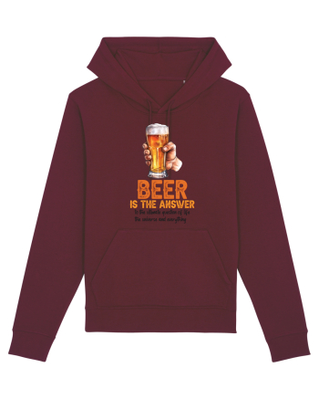 pt iubitorii de bere - Beer is the answer Burgundy