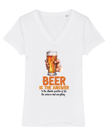 pt iubitorii de bere - Beer is the answer White