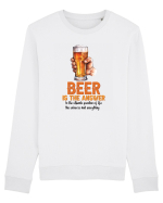 pt iubitorii de bere - Beer is the answer Bluză mânecă lungă Unisex Rise