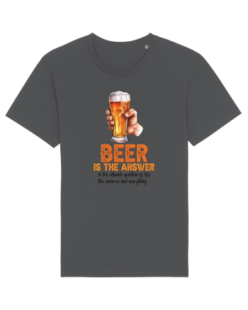 pt iubitorii de bere - Beer is the answer Anthracite