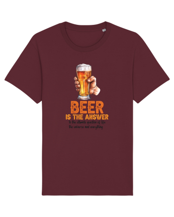 pt iubitorii de bere - Beer is the answer Burgundy