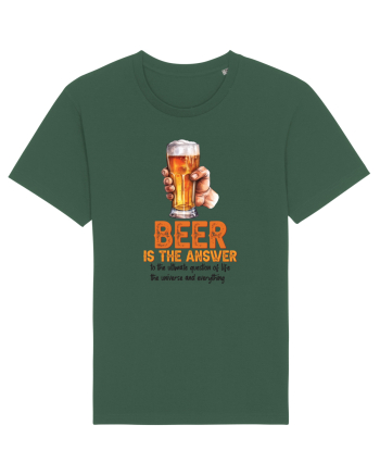 pt iubitorii de bere - Beer is the answer Bottle Green