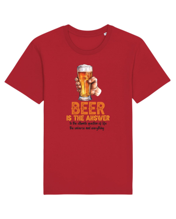 pt iubitorii de bere - Beer is the answer Red