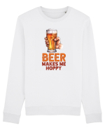 pt iubitorii de bere - Beer makes me hoppy Bluză mânecă lungă Unisex Rise