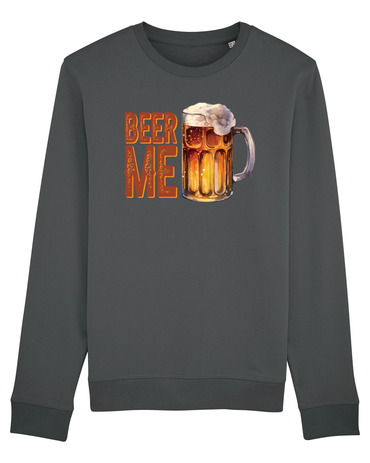 Bluză mânecă lungă Unisex Rise Anthracite
