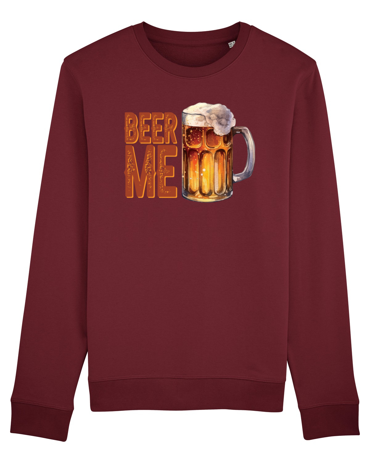 Bluză mânecă lungă Unisex Rise Burgundy