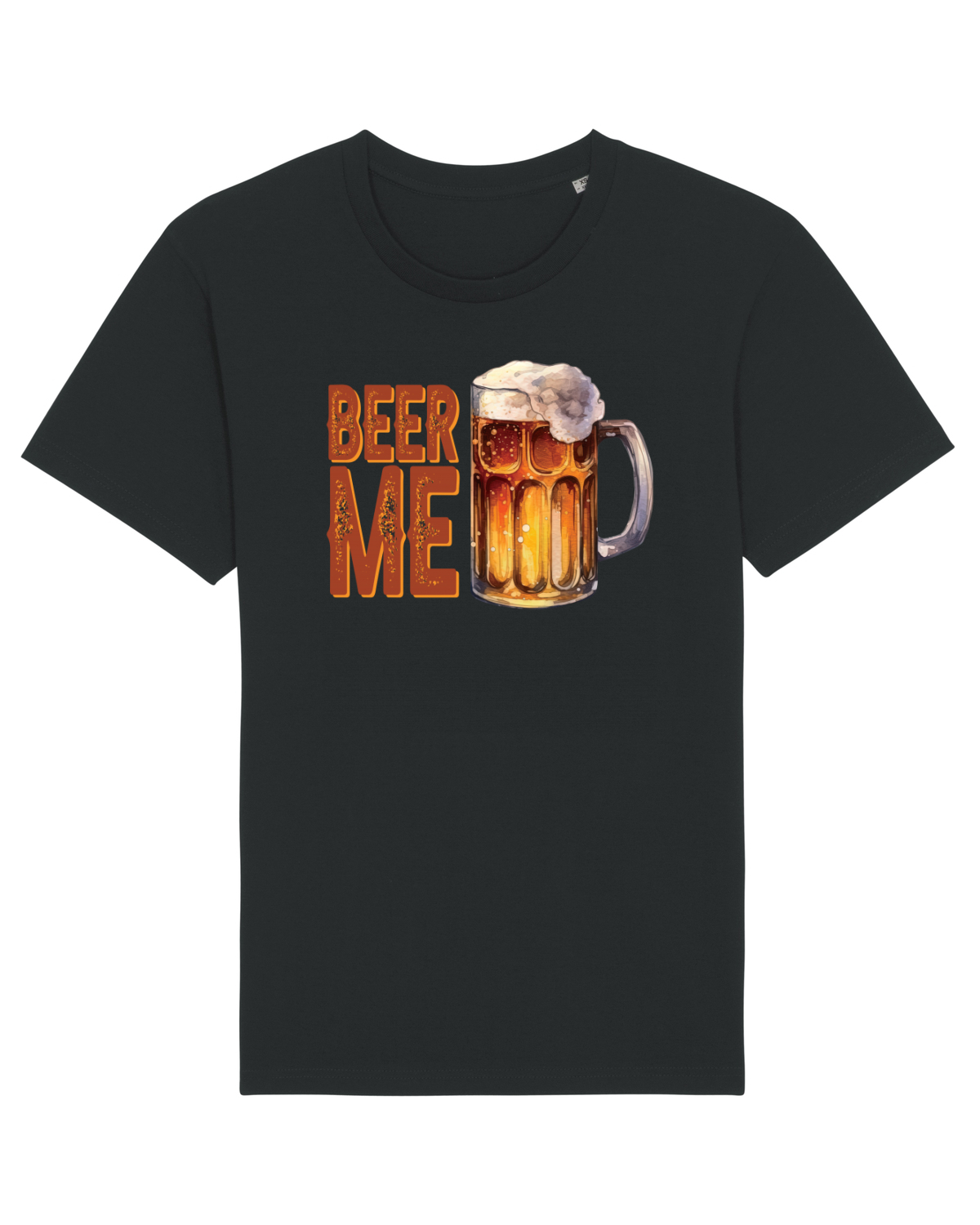 Tricou mânecă scurtă Unisex Rocker Black
