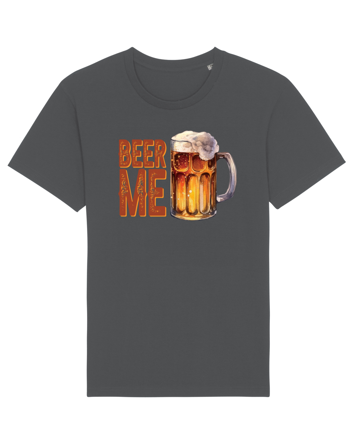 Tricou mânecă scurtă Unisex Rocker Anthracite