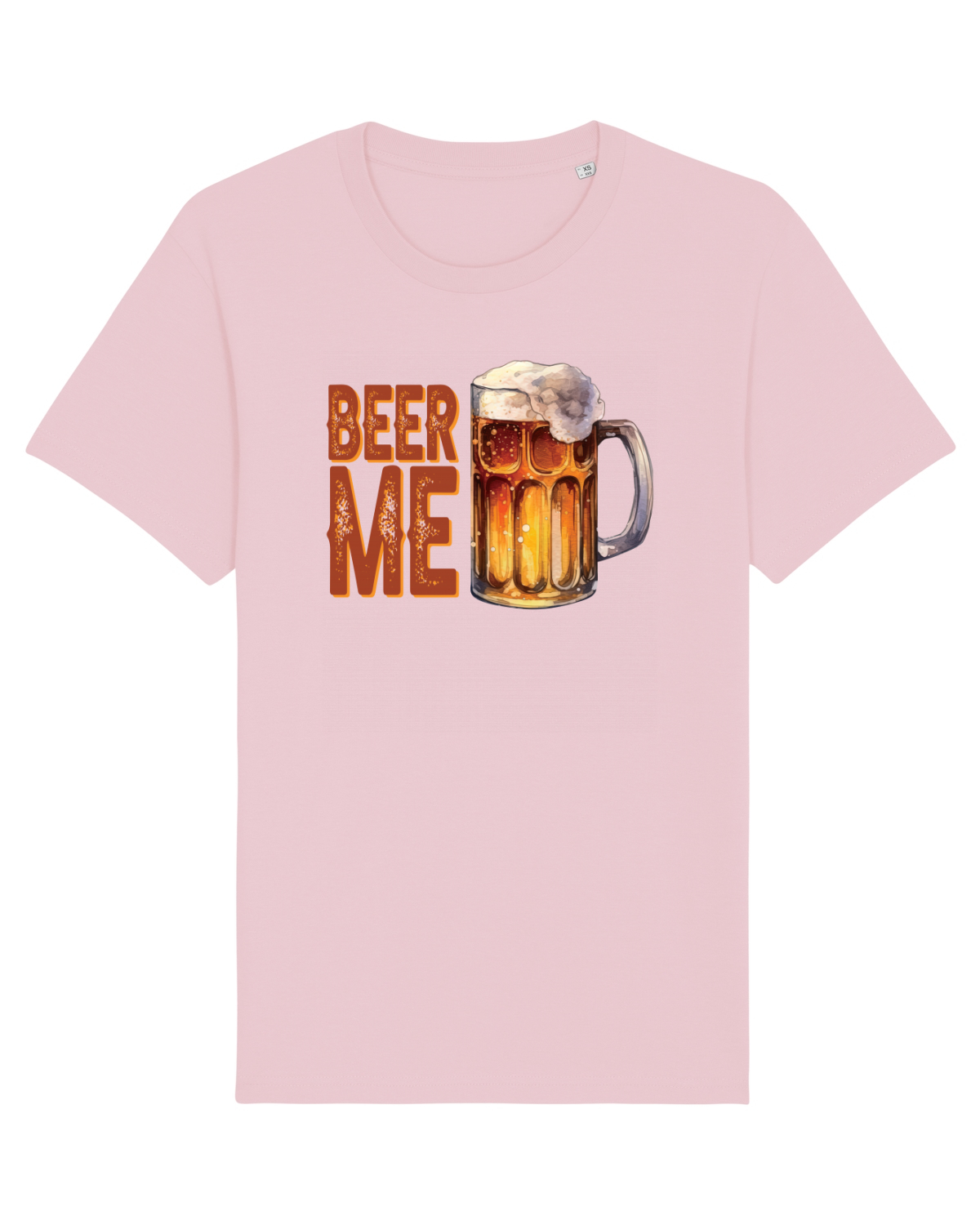 Tricou mânecă scurtă Unisex Rocker Cotton Pink