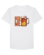 pt iubitorii de bere - Beer me Tricou mânecă scurtă guler larg Bărbat Skater