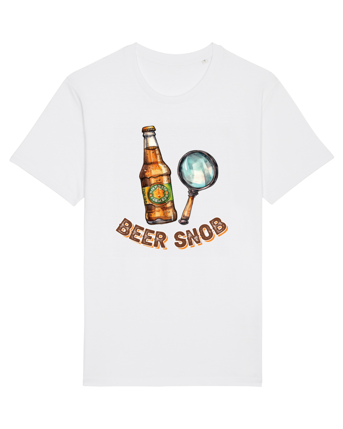 Tricou mânecă scurtă Unisex Rocker White