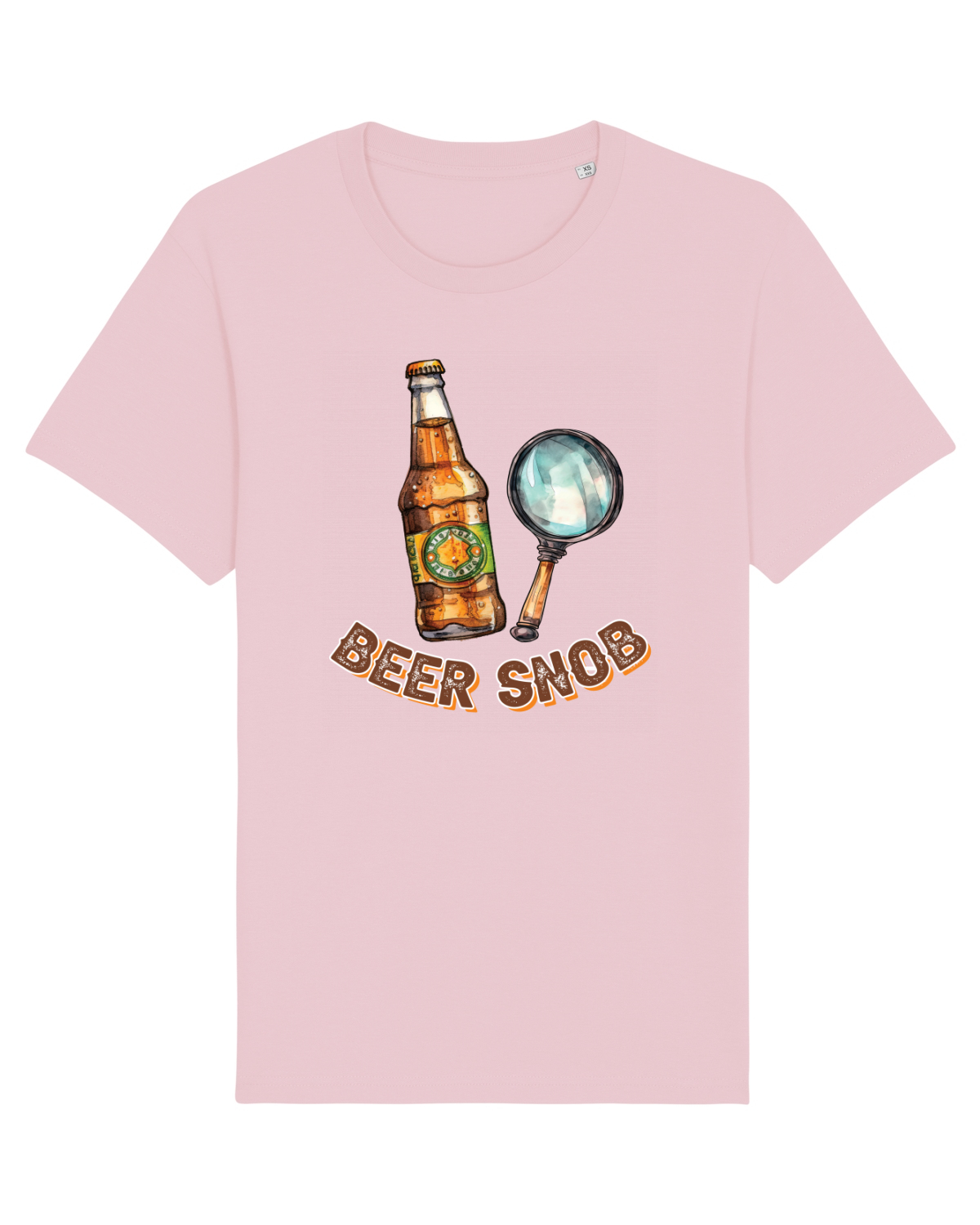 Tricou mânecă scurtă Unisex Rocker Cotton Pink