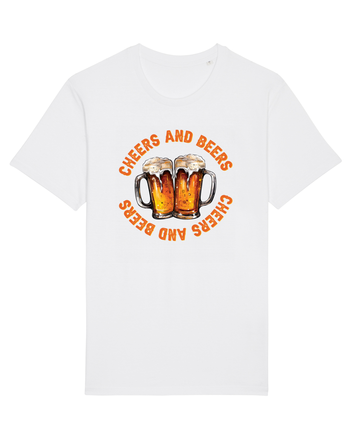 Tricou mânecă scurtă Unisex Rocker White