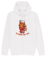 pt iubitorii de bere - I am beer for you Hanorac cu fermoar Unisex Connector