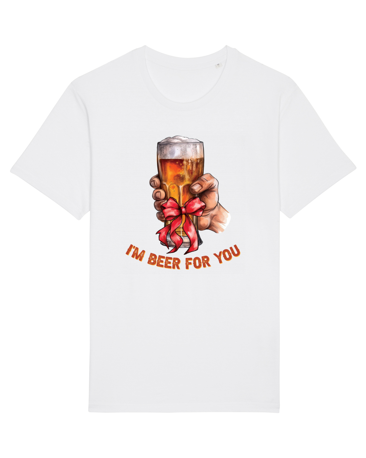 Tricou mânecă scurtă Unisex Rocker White