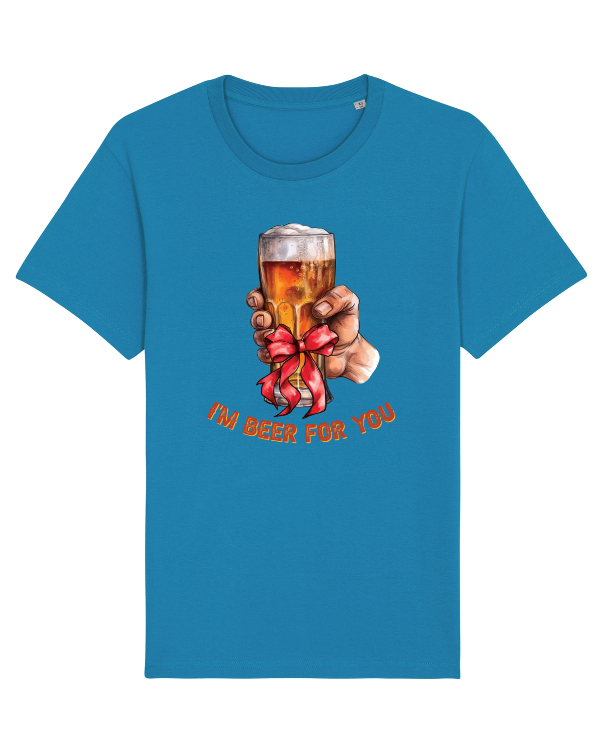 Tricou mânecă scurtă Unisex Rocker Azur