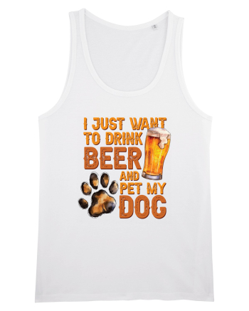 pt iubitorii de bere - I just want to drink beer and pet my dog White