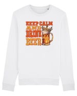pt iubitorii de bere - Keep calm and drink beer Bluză mânecă lungă Unisex Rise