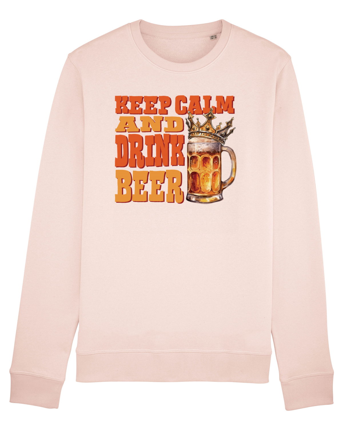 Bluză mânecă lungă Unisex Rise Candy Pink