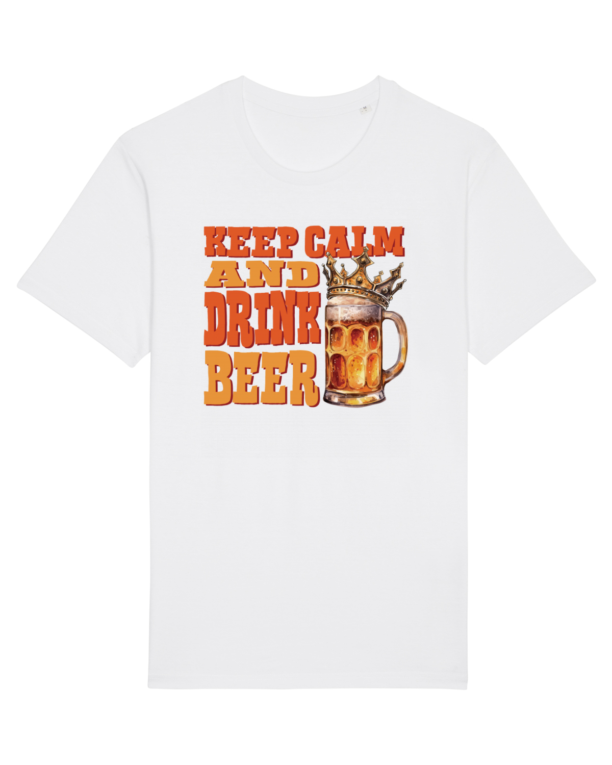 Tricou mânecă scurtă Unisex Rocker White