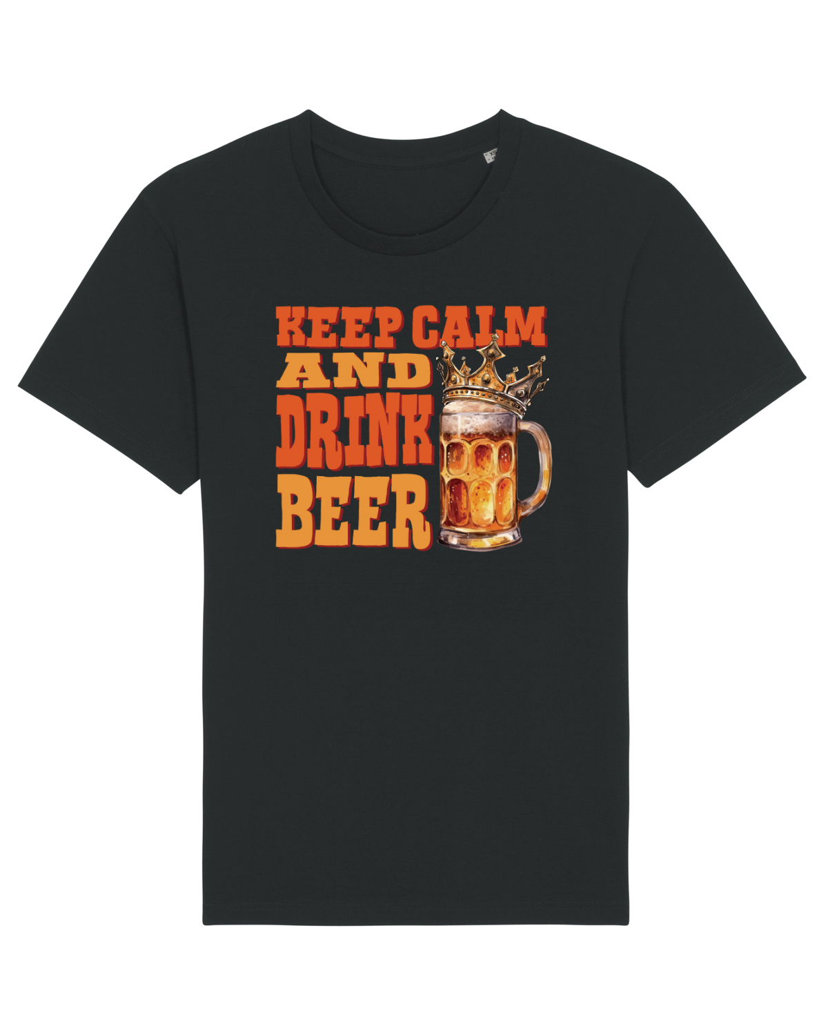 Tricou mânecă scurtă Unisex Rocker Black